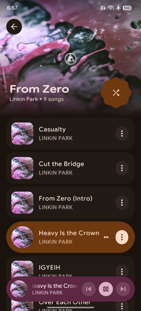 Album view